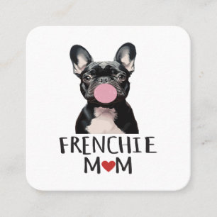 Carte De Visite Carré Mignonne taureau français