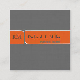 Carte De Visite Carré Minimaliste cassé moderne simple à la mode neutr