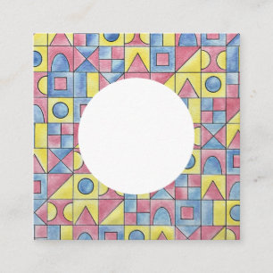 Carte De Visite Carré Minimaliste unimoderne Sudoku