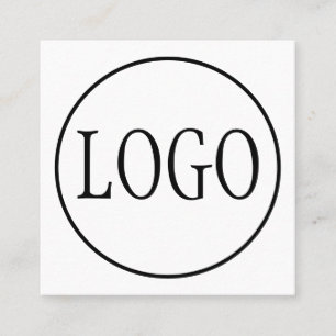 Carte De Visite Carré MODÈLE DE CONCEPTION LOGO personnalisé