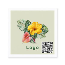 Modèle de logo QR code