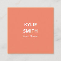 Moderne Chic minimaliste Saumon Pinkish Orange