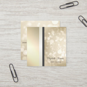 Carte De Visite Carré Moderne Design Bokeh Géométrique, Gratuit