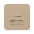 Moderne Elégant Kraft Dark Floral Pattern Florist