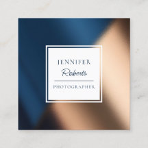 Moderne Marine Bleu Or élégant Luxe