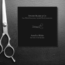 Moderne minimaliste ciseaux coiffeur