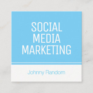 Carte De Visite Carré Moderne tenez la couverture