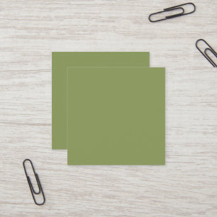 Carte de visite Carré Moss Green