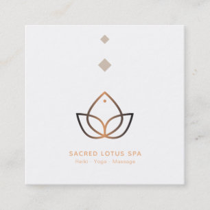 Carte De Visite Carré *~* Mystic Shaman Sacré Geometry Alchemy Lotus