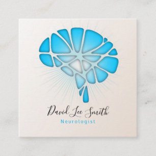 Carte De Visite Carré Neurologue / Psychologue