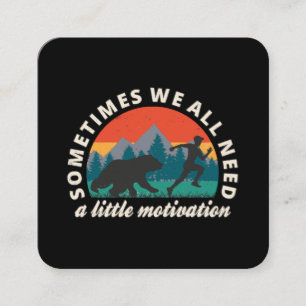 Carte De Visite Carré  Nous avons tous besoin d'un peu de motivation amu