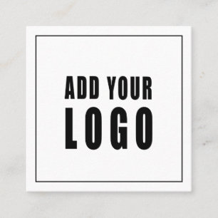 Carte De Visite Carré Parties scintillant holographique classique élégan