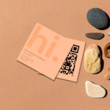 Peach Fuzz Rose Retro Hi QR Code