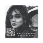 Photo simple moderne Code QR Médias sociaux