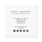 Photo simple moderne Code QR Médias sociaux