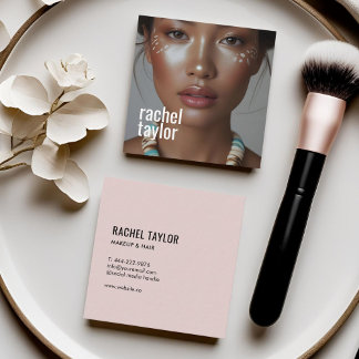 Carte De Visite Carré Photographie professionnelle moderne