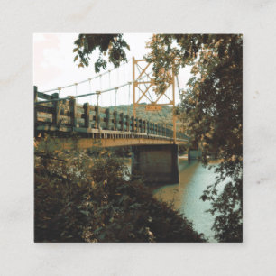 Carte De Visite Carré pont beaver en eurêka springs