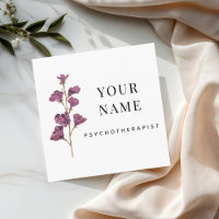 Psychothérapeute simple et propre Conseiller Flowe