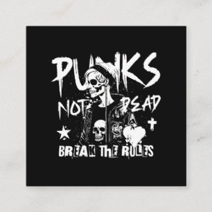 Carte De Visite Carré Punks non morts