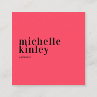 Carte De Visite Carré Réseau professionnel moderne et tendance élégant