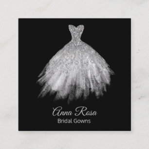 Carte De Visite Carré *~* Robe de Mariage de l'événement Mariage de la n