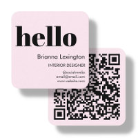 Rose | QR Code Médias sociaux | Bonjour