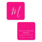 rose vif - monogramme chic