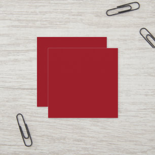 Carte de visite Carré Ruby Red