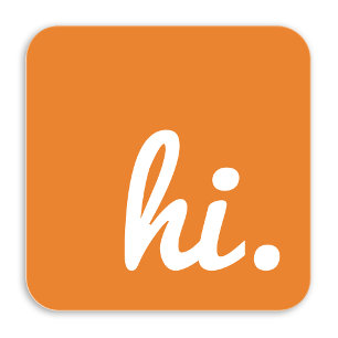 Carte De Visite Carré salut