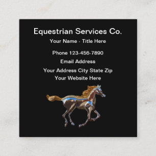 Carte De Visite Carré Services équestres