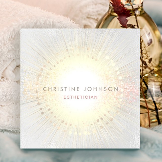 Carte De Visite Carré soin élégant (Créateur téléchargé)