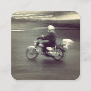 Carte De Visite Carré Speedy Moped