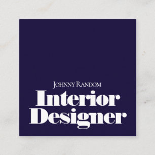 Carte De Visite Carré Style audacieux et minimal