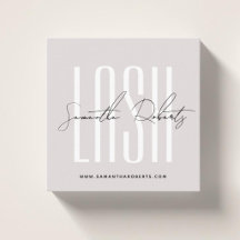 Styliste de cils écriture typographie moderne rose