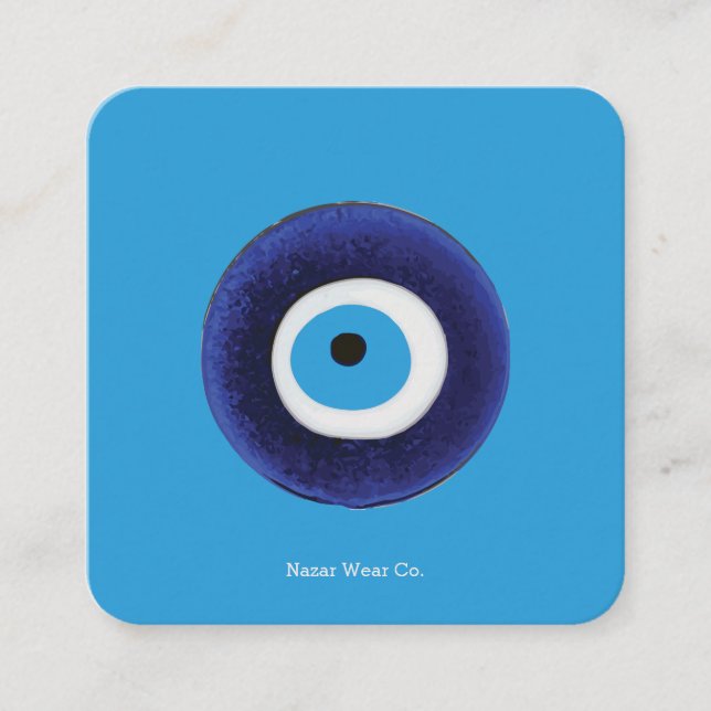 Carte De Visite Carré Symbole de protection contre le mal nazi (Devant)