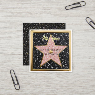 Carte De Visite Carré Tapisserie Carrée Hollywood Walk of Fame