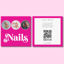 Technicien en Onglerie Code QR 3 Photos Rose Chaud