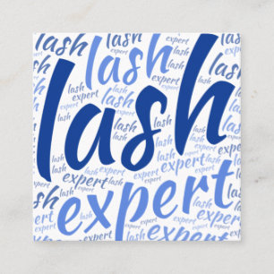 Carte De Visite Carré Technicien Eyelash