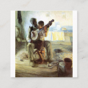 Carte De Visite Carré The Banjo Lesson By Henry Ossawa Tanner