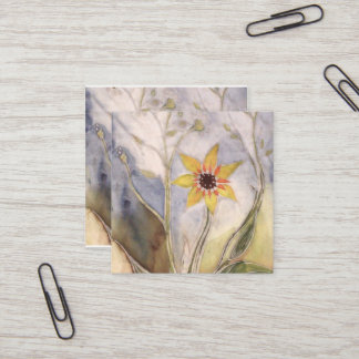 Carte De Visite Carré Tournesol