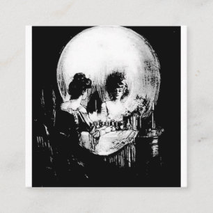 Carte De Visite Carré Tout Est Vanity Charles Allan Gilbert