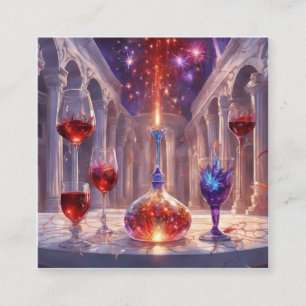 Carte De Visite Carré Tout le superréalisme glassant style vampire urbai