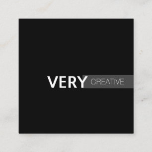 Carte De Visite Carré Type mixte   Moderne