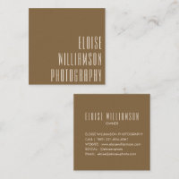Typographie moderne Gras Terme Bronze Brown