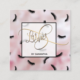 Carte De Visite Carré Un bon nombre de motif de mèches d'artiste de