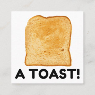Carte De Visite Carré Un toast