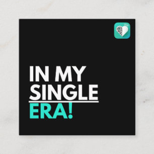 CARTE DE VISITE CARRÉ UNE SEULE ÈRE