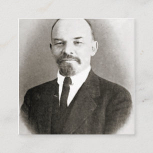 Carte De Visite Carré Vladimir Lenin Portrait