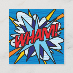 Carte De Visite Carré WHAM Fun Retro