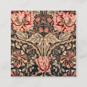 Carte De Visite Carré William Morris Honeysuckle